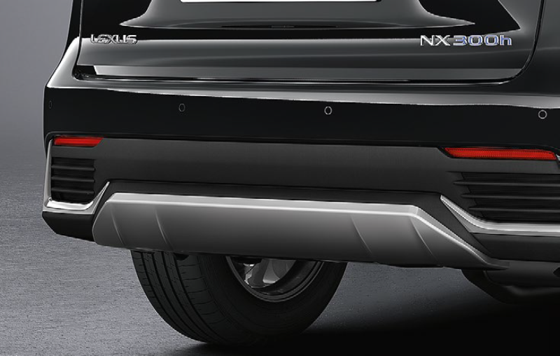 Защита заднего бампера (для Hibrid) для Lexus NX, 2014-н.в., (оригинал) (Lexus)