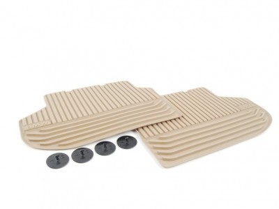 Резиновые ножные коврики для BMW F10 5-серия, 2009-2016, задние, (BMW) (Original)