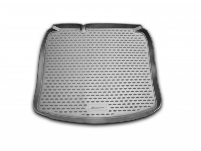 Коврик в багажник Novline для AUDI A-3 3D 2003-2012, хб. (полиуретан; чёрный; серый)