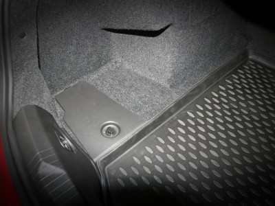 Коврик в багажник Novline для CADILLAC ATS, 2012-н.в., сед. (полиуретан; чёрный)