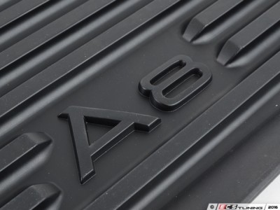 Комплект задних резиновых ковриков для Audi A8 2013-2017(standart, long), 2шт. (Original) (VAG)