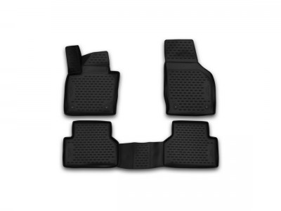 Коврики в салон для Audi Q3 2011- н.в., 4 шт. (полиуретан) Novline
