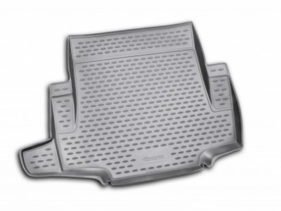 Коврик в багажник Novline для BMW 1 5D (E87) 2007-2011, хб. (полиуретан; чёрный; серый)