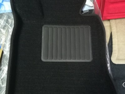 Коврики салона 3D LUX Sotra для BMW 5** F10/ F11 2013-2016, restyling, 2 ряда 5 частей, чёрный и бежевый цвет