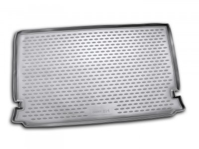 Коврик в багажник Novline для CHERY B14 06/2006-н.в., ун. (полиуретан; чёрный)