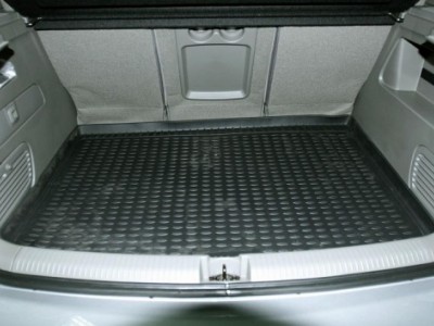 Коврик в багажник Novline для CHEVROLET Rezzo 2005-2008, хб. (полиуретан; чёрный)