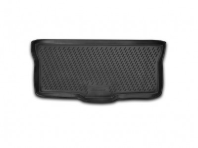 Коврик в багажник Novline для CITROEN C1 2012-н.в., хб. (полиуретан, чёрный)