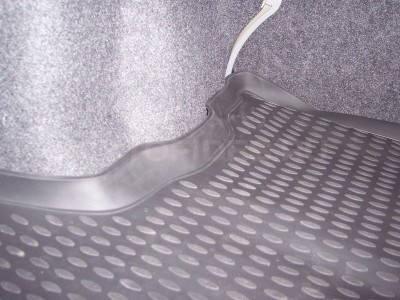 Коврик в багажник Novline для DODGE Avenger 2007-н.в., сед. (полиуретан, чёрный)