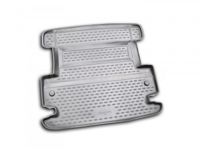 Коврик в багажник Novline для DODGE Journey, 2008-н.в., кросс.нижн. (полиуретан, чёрный, серый)