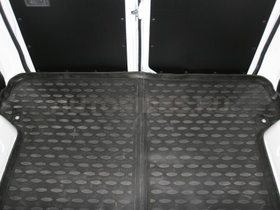 Коврик в багажник Novline для FIAT Ducato, 1992-н.в., средн. фург. (полиуретан, чёрный)