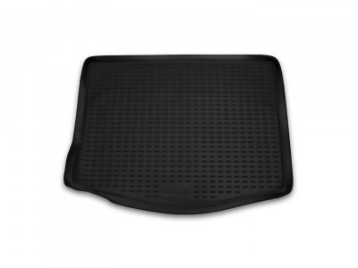 Коврик в багажник Novline для  FORD Focus II 2004-2010, хб, (полиуретан, чёрный, серый)