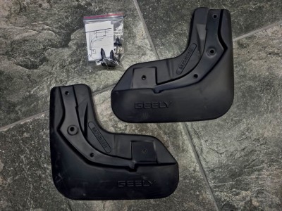 Брызговики передние для Geely Coolray 2019->/ Binyue 2018->  (ge-co-2019-fr-mf)
