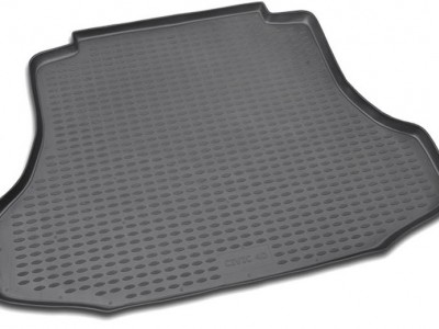 Коврик в багажник Novline для HONDA Civic 4D 2005-2012, сед. (полиуретан, чёрный)