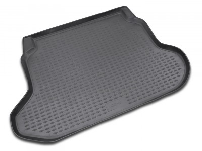 Коврик в багажник Novline для HONDA CR-V 2002-2006, кросс. (полиуретан, чёрный, бежевый)