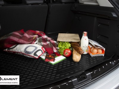 Коврик в багажник Novline для HYUNDAI Creta, 2016-н.в., 1 шт. (полиуретан, чёрный)