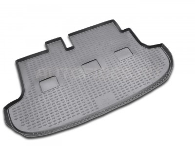 Коврик в багажник Novline для HYUNDAI New H-1 1997-2007, короткий, мв. (полиуретан, чёрный)