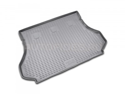 Коврик в багажник Novline для HYUNDAI Santa Fe Classic 2001-2006, кросс. (полиуретан, чёрный, серый, бежевый)
