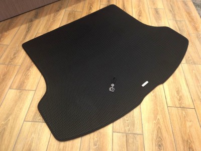 Коврик в багажник из EVA (шестиугольник) для Lexus RX 5G 2022-, цвет: чёрный (le-rx-5g-2022-eva-kb)