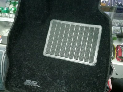 Коврики салона 3D LUX Sotra для Mitsubishi ASX 2010-н.в., 2 ряда 3 части, чёрный цвет