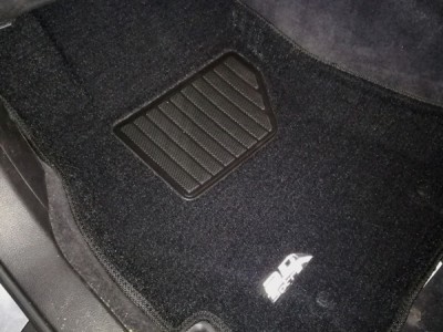 Коврики салона 3D LUX Sotra для Subaru Outback 2014-н.в., 2 ряда 5 частей, чёрный цвет