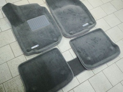 Коврики салона 3D LUX Sotra для VW Golf IV 1997-2006, 2 ряда 5 частей, серый цвет